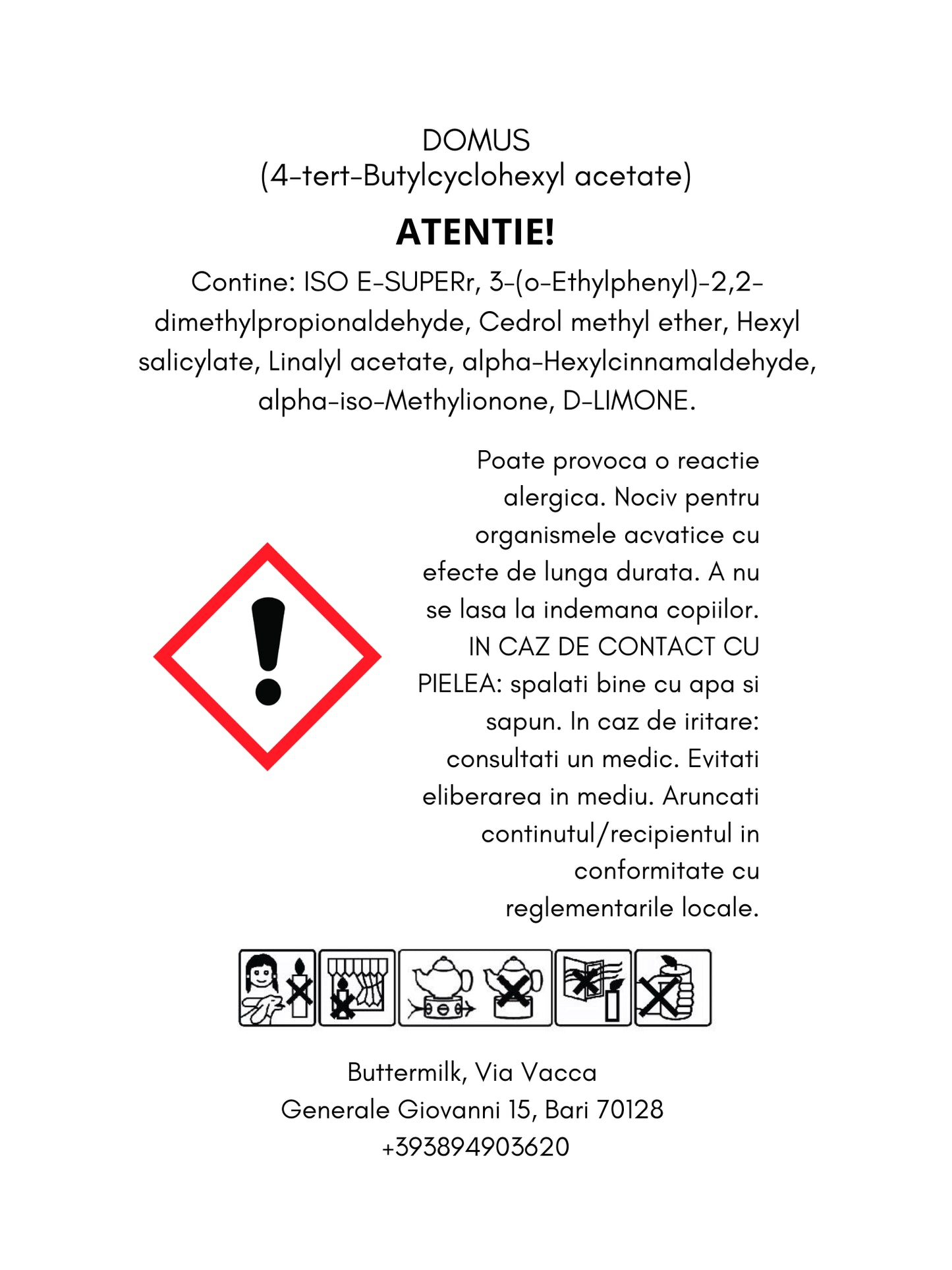 DOMUS fresh linen & orange blossom - perle din ceara parfumata