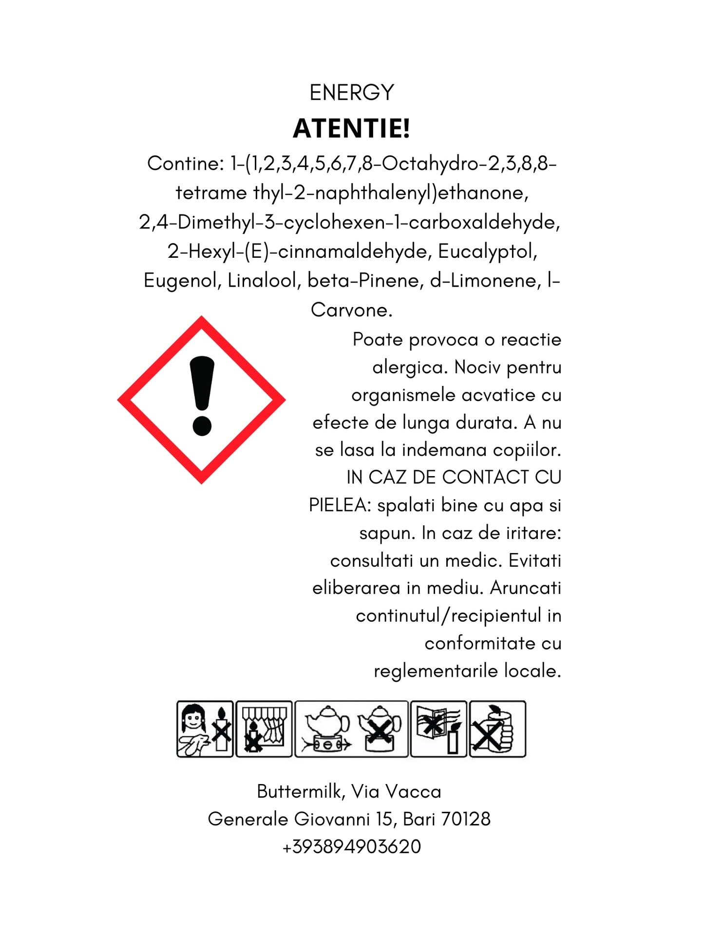 ENERGY mint & tobacco - perle din ceara parfumata