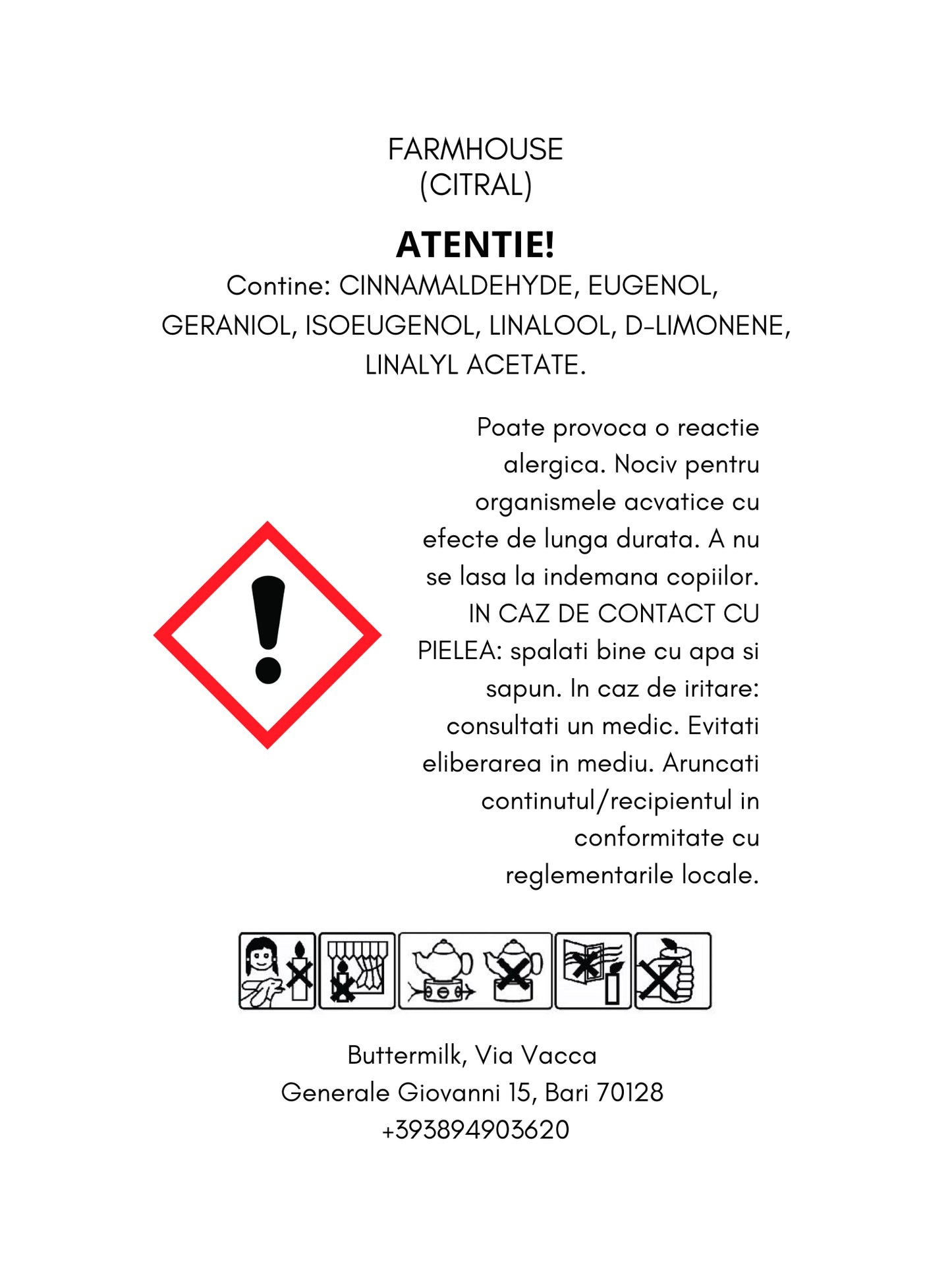 FARMHOUSE ginger & lemongrass - perle din ceara parfumata