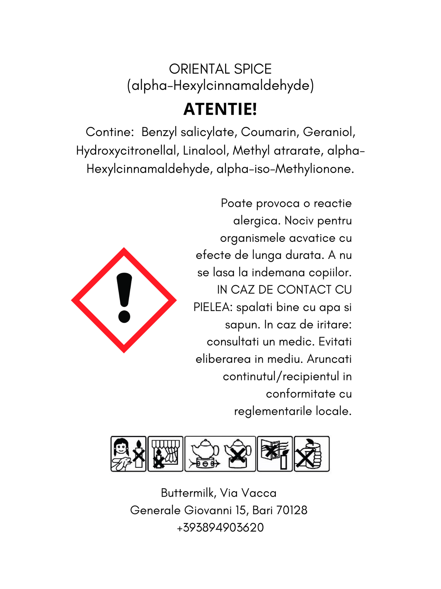 ORIENTAL SPICE rose, leather, musk - perle din ceara parfumata