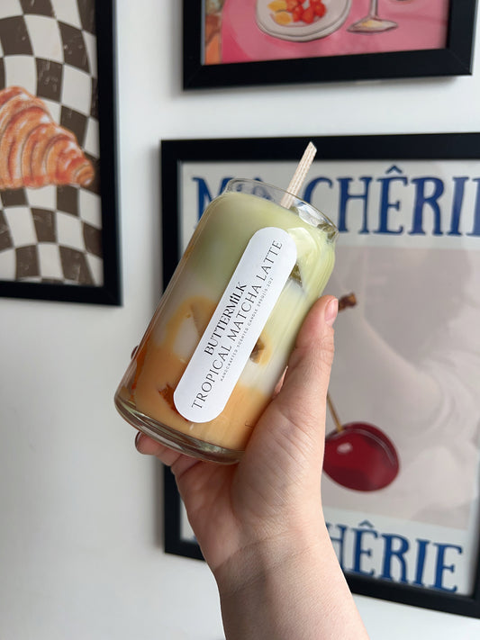 TROPICAL MATCHA LATTE - lumanare parfumata