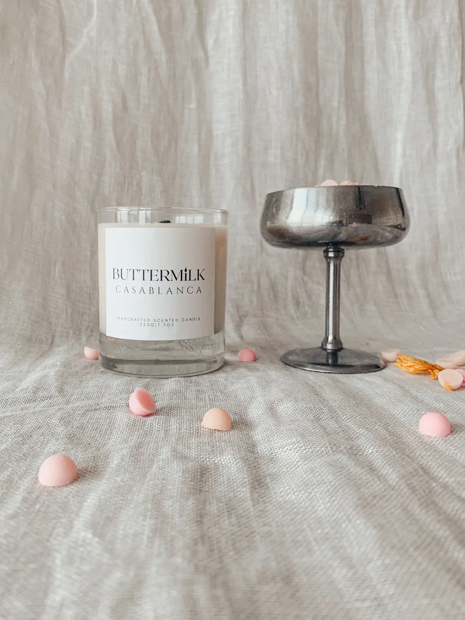 buttermilk casablanca lumanare parfumata ceara de soia