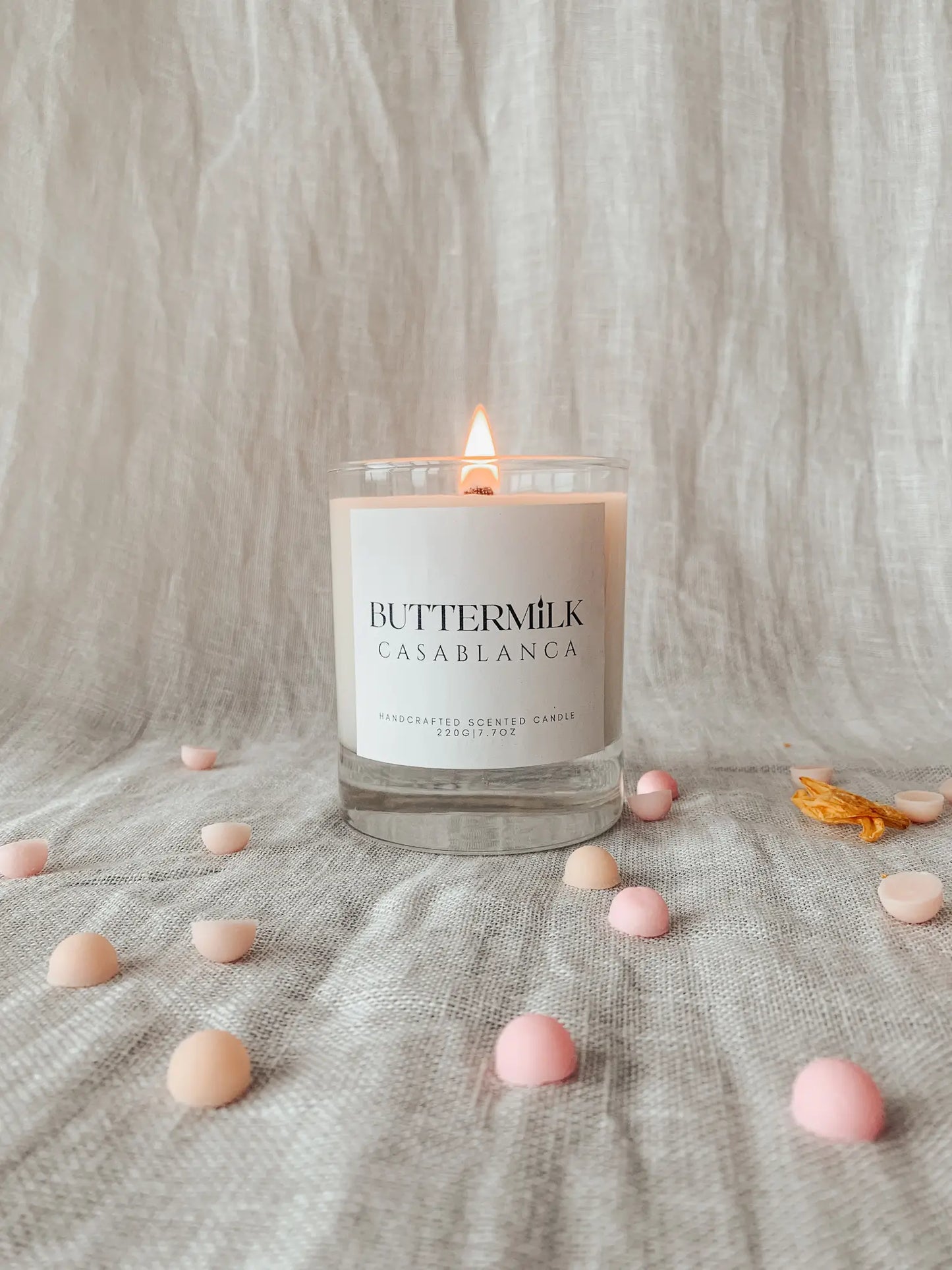 buttermilk casablanca lumanare parfumata ceara de soia