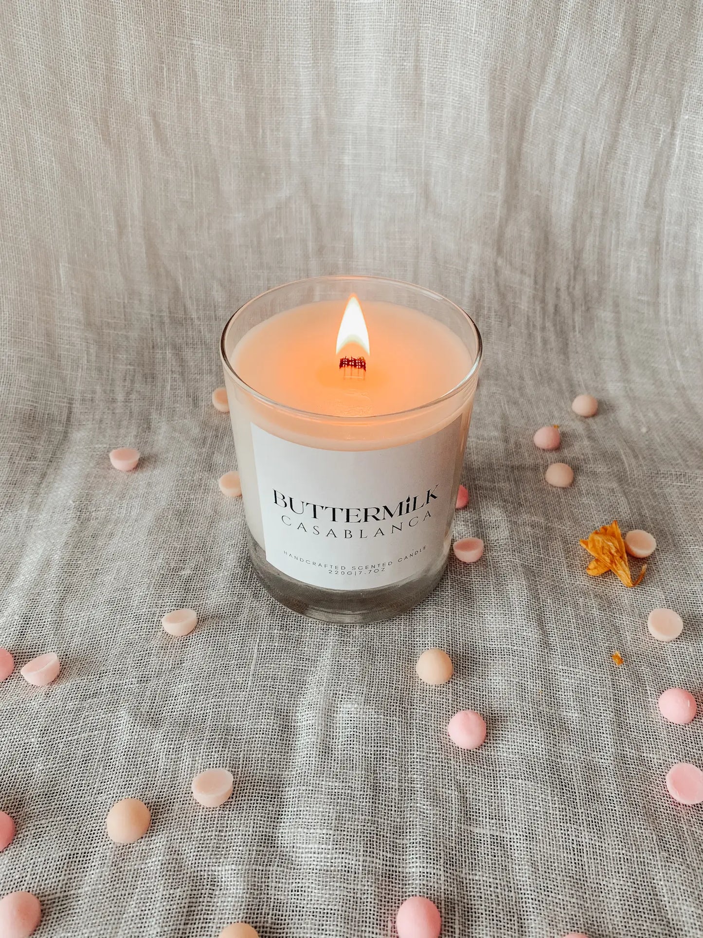 buttermilk casablanca lumanare parfumata ceara de soia