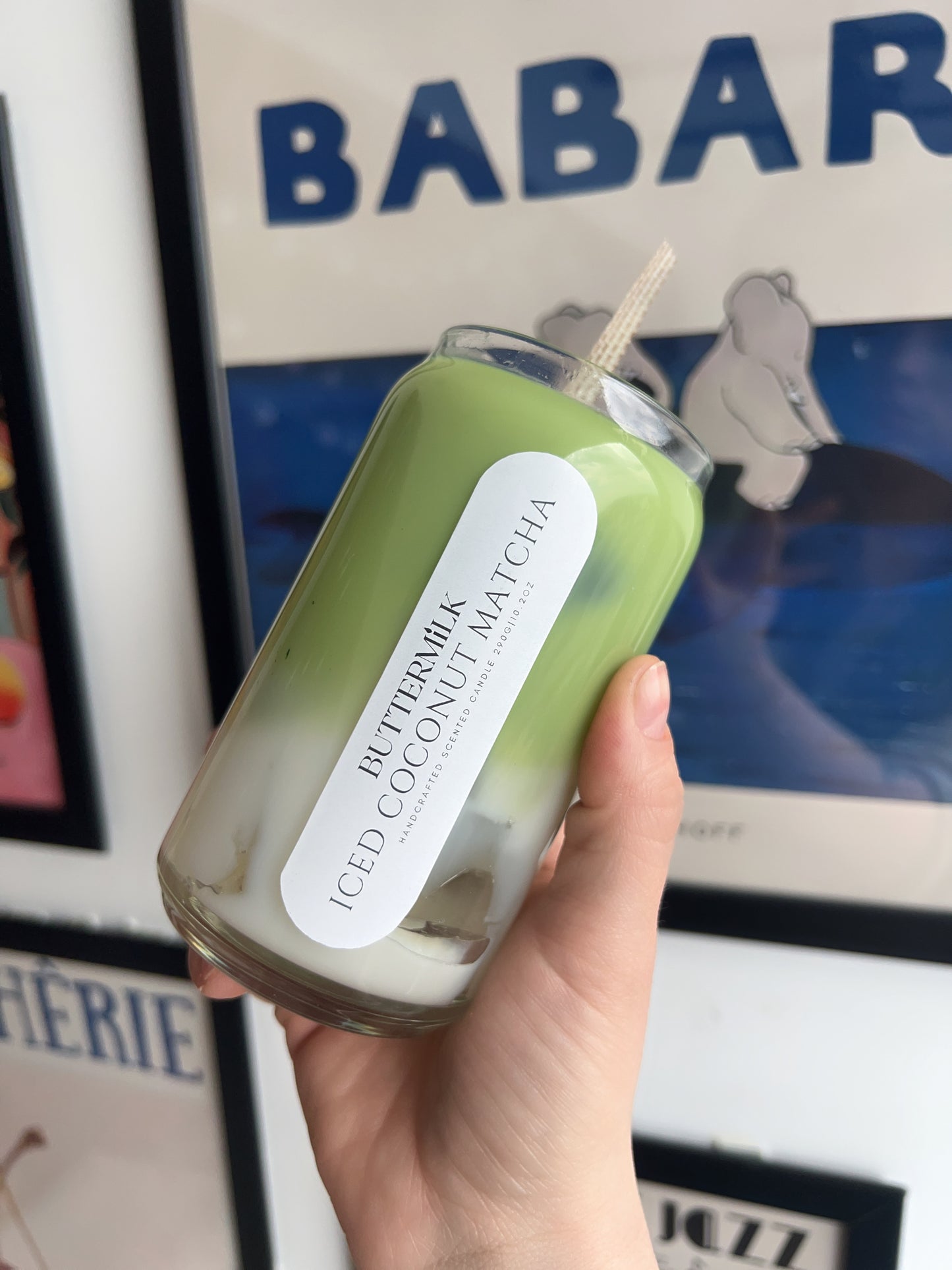 ICED COCONUT MATCHA - lumanare parfumata