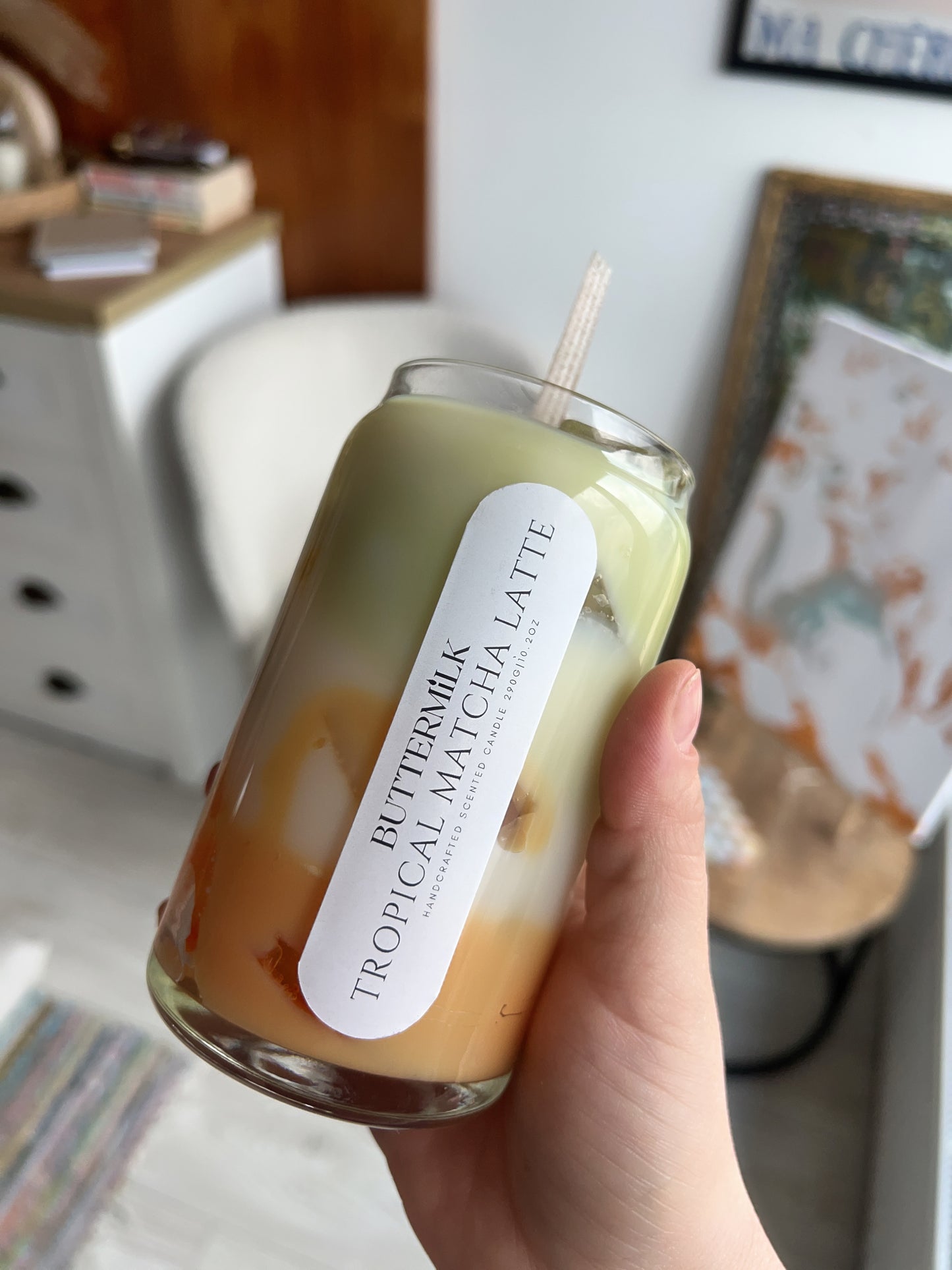TROPICAL MATCHA LATTE - lumanare parfumata