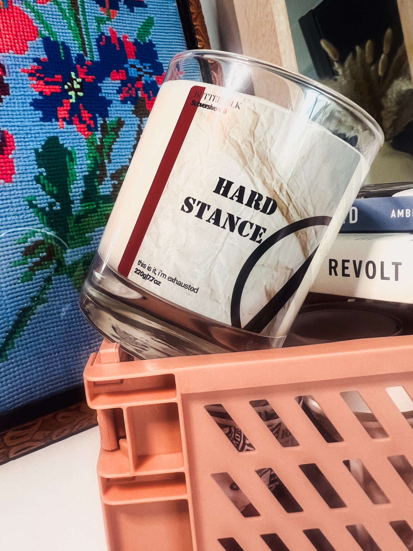 HARD STANCE - lumanare parfumata din ceara de soia