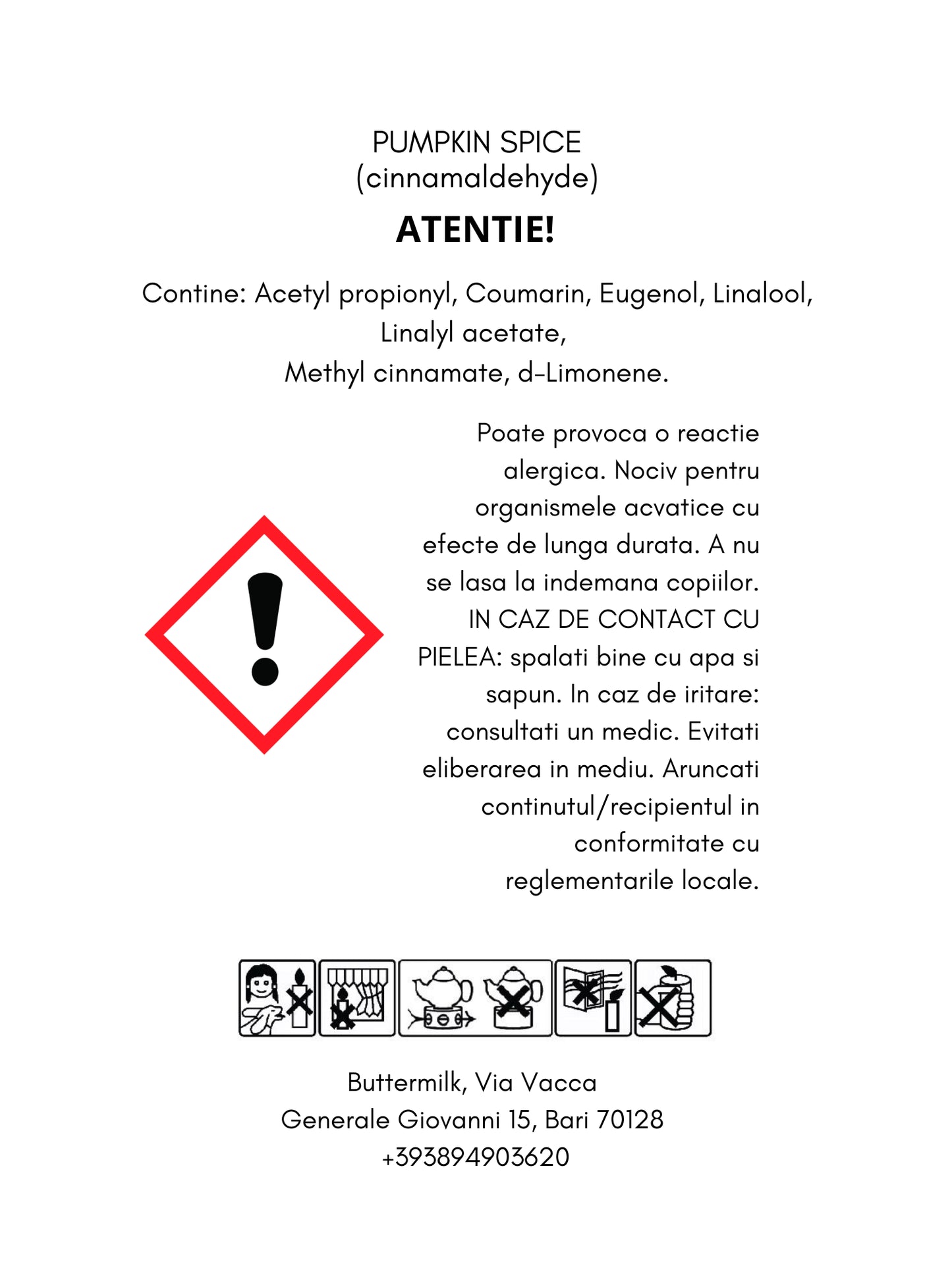 PUMPKIN SPICE - ceara parfumata aromaterapie